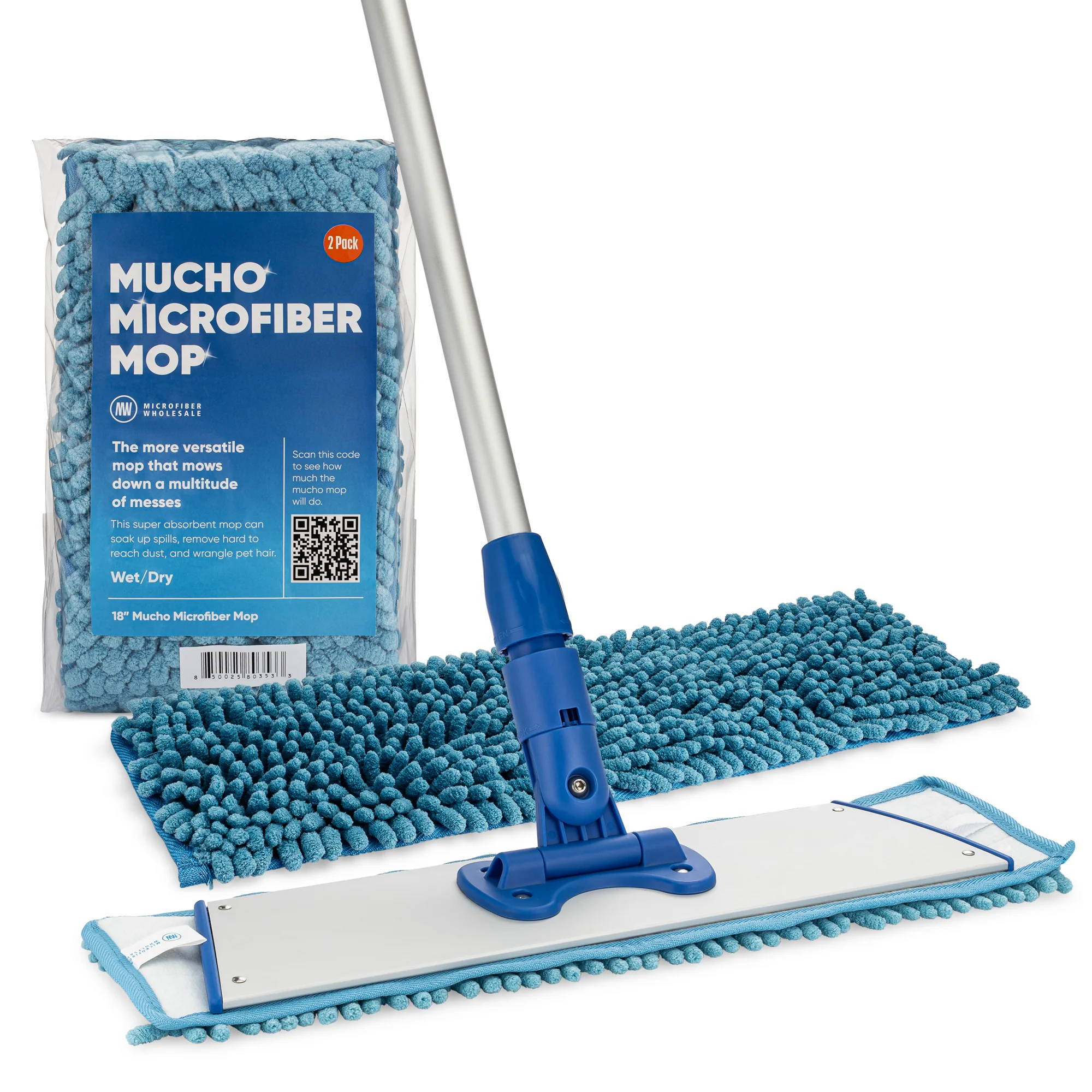 18" Chenille Microfiber Mucho Mop Kit