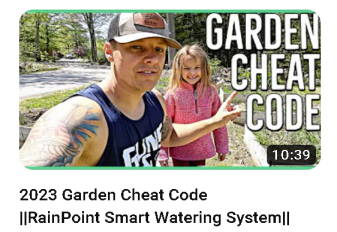 2023 Garden Cheat Code RainPoint Smart Watering System