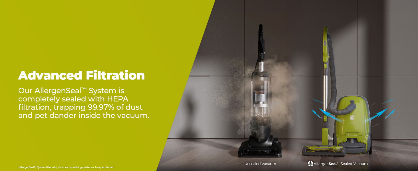 Advanced filtration vacuum cleaners showcasing powerful dirt removal capabilities.