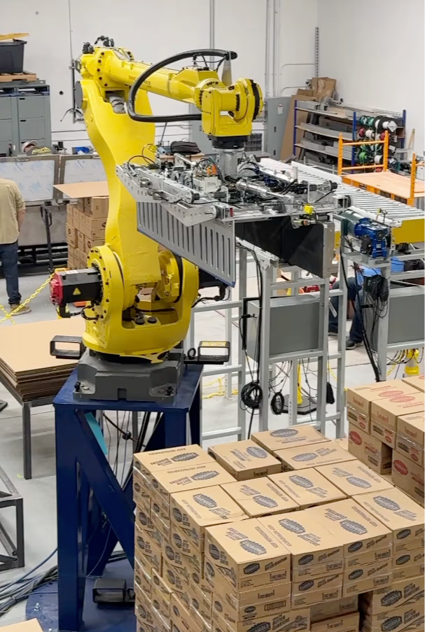 Robotic Palletizing Arm Palletizing Products