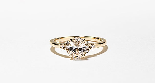 Juniper Diamond Accented Engagement Ring