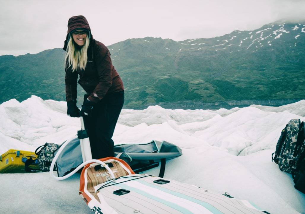 Inflating Paddle Board