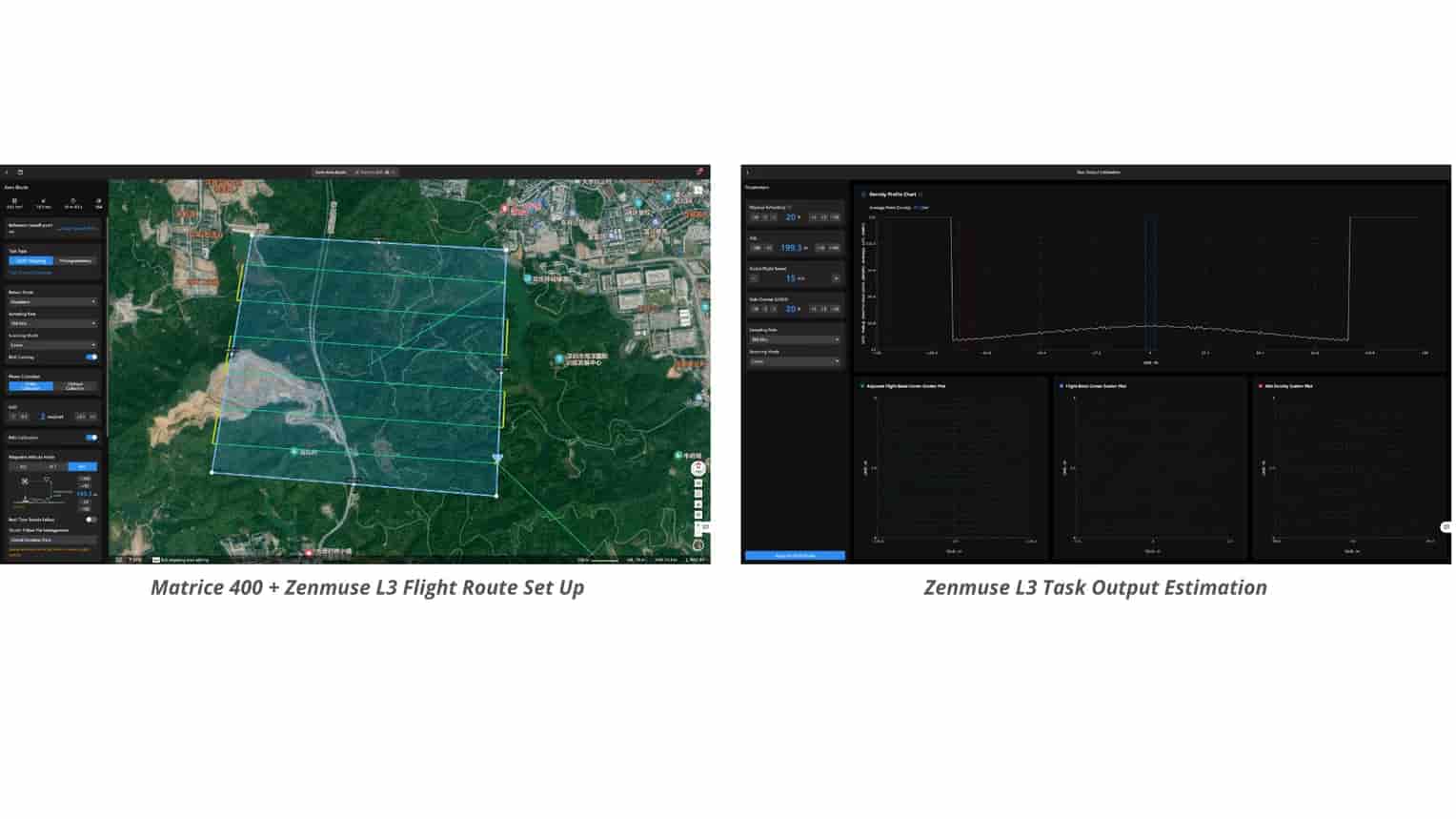 Matrice 400 + Zenmuse L3 Flight Route Set Up