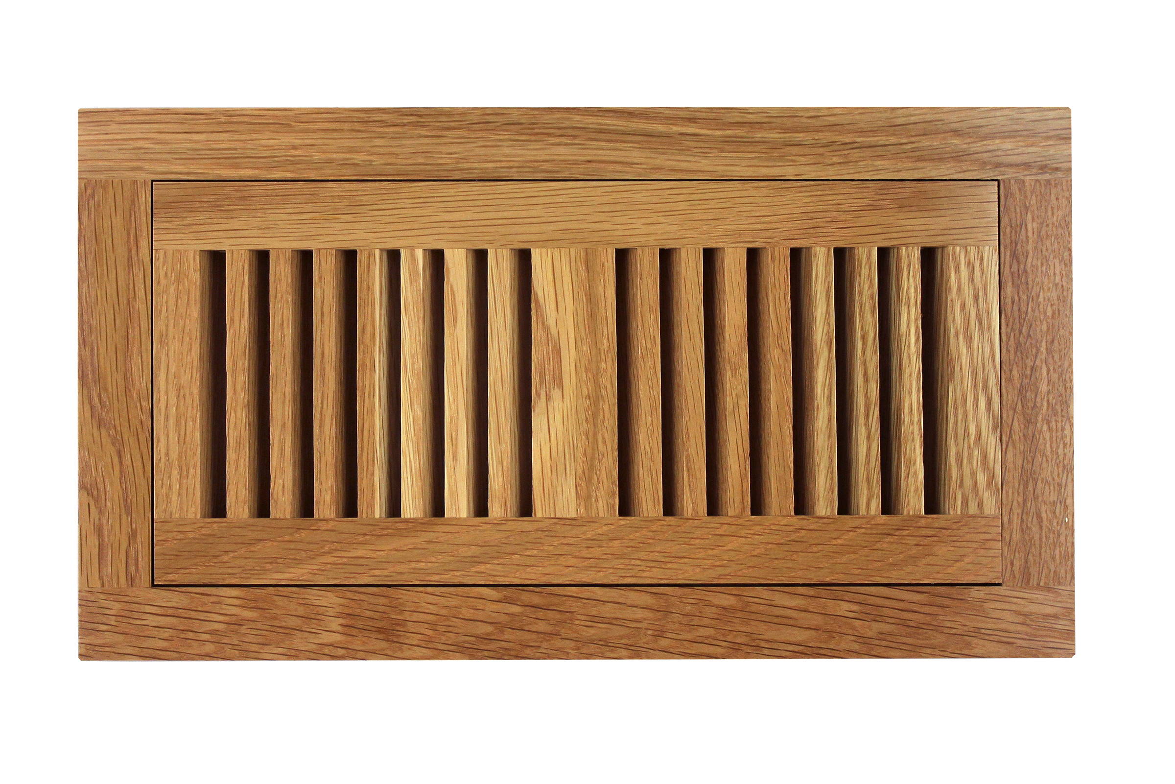 Lot of 3 Decor-Grates-Wood-Floor-Register-Air-Vent-Solid Oak Natural 4x14 NEW 