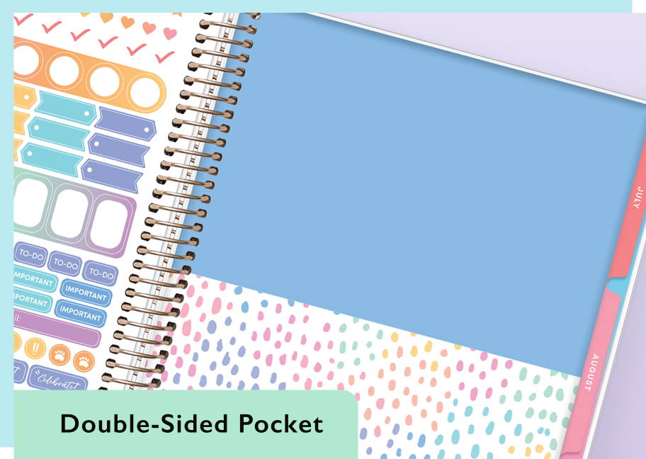A sturdy double-sided pocket
