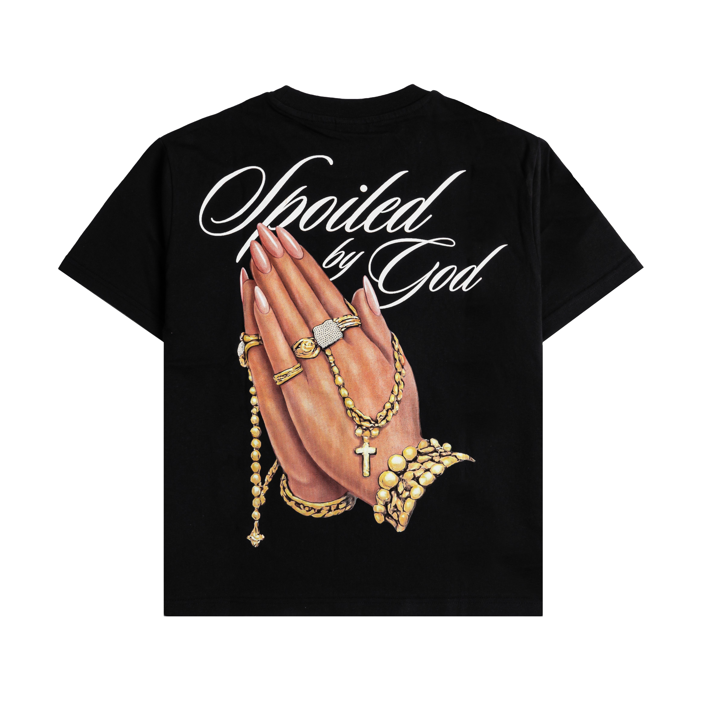 Black t-shirt with 