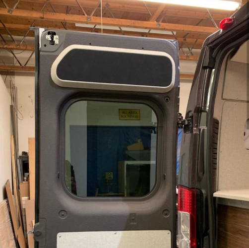 2019 Dodge Pro Master 3500 Van speaker pods installed