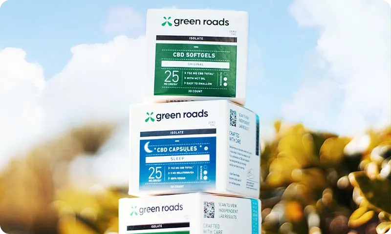 Comprehensive product labels Green Roads CBD