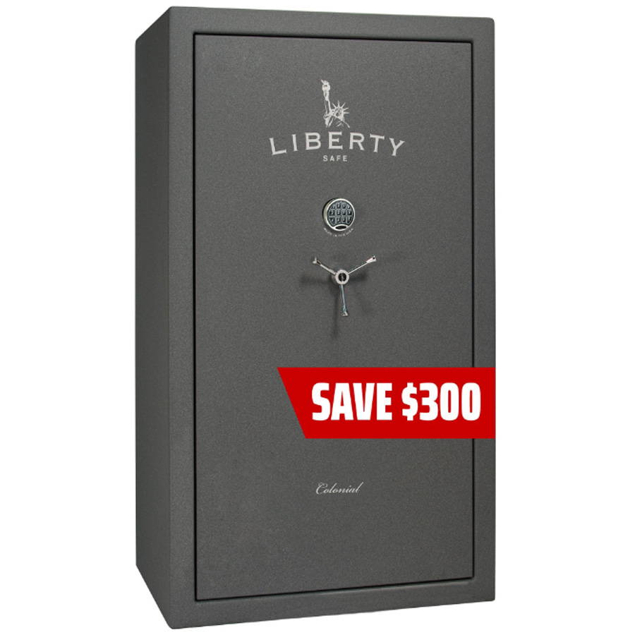 Liberty-Safe-Colonial-50-in-Textured-Granite-Black-Chrome-Promo
