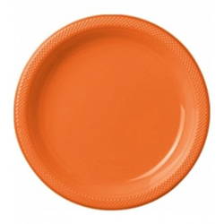 Orange party plate. Shop all orange party supplies.