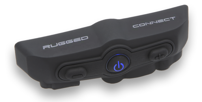 Rugged Connect BT2 wireless helmet headset to stream music, hear GPS navigation, answer calls