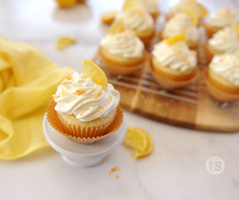 sunny lemon coconut cupcakes
