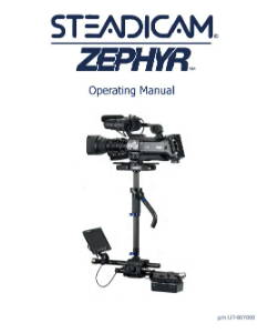 Steadicam Zephyr Manual
