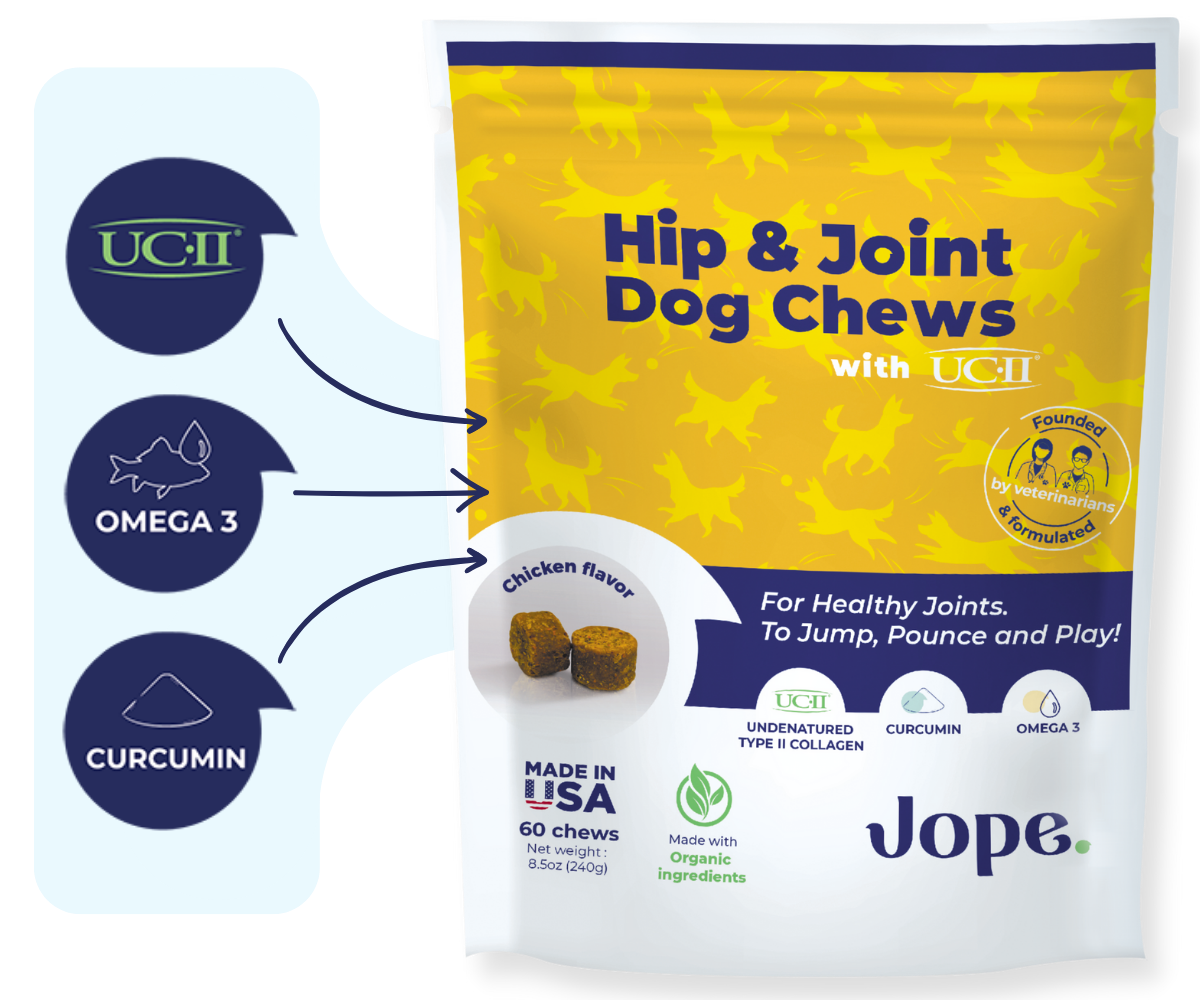 Jope with UC-II is made for senior dogs
