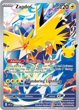Zapdos Illustration Rare Pokémon TCG,