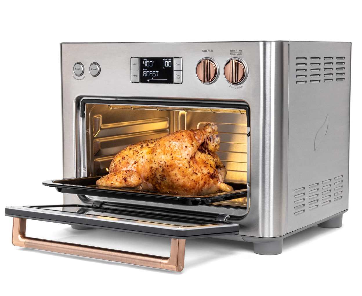 Oven cooking whole chicken