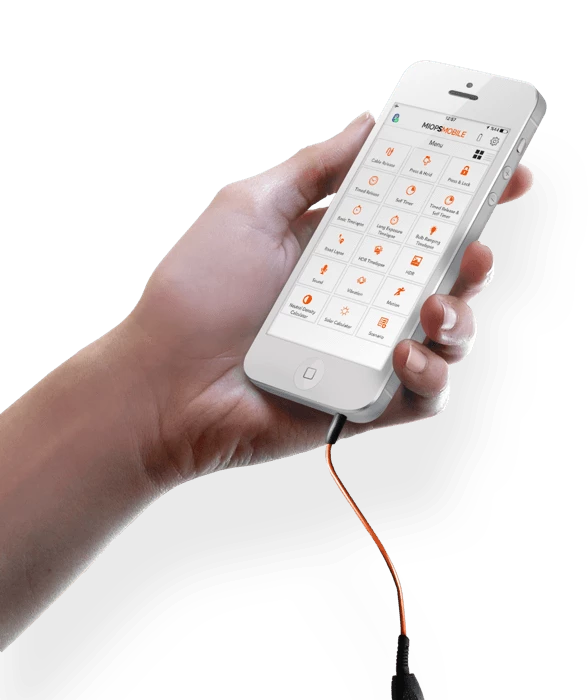 Miops Mobile Flash Adapter Kit mit Blitzadapter und Blitzkabel Mobile Dongle erforderlich!