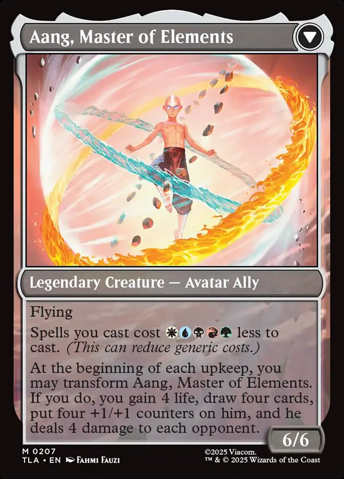 The Avatar Aang Card