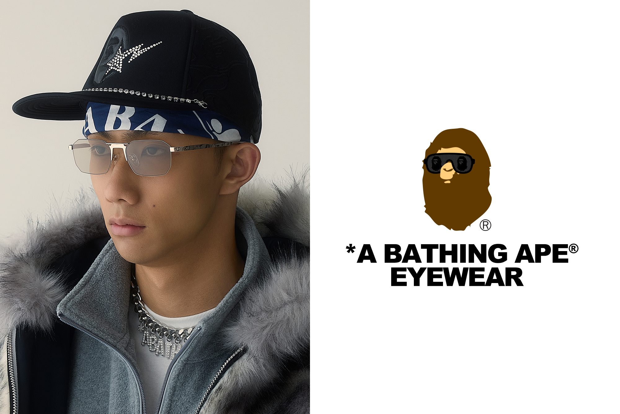 Person wearing sunglasses and cap next to 