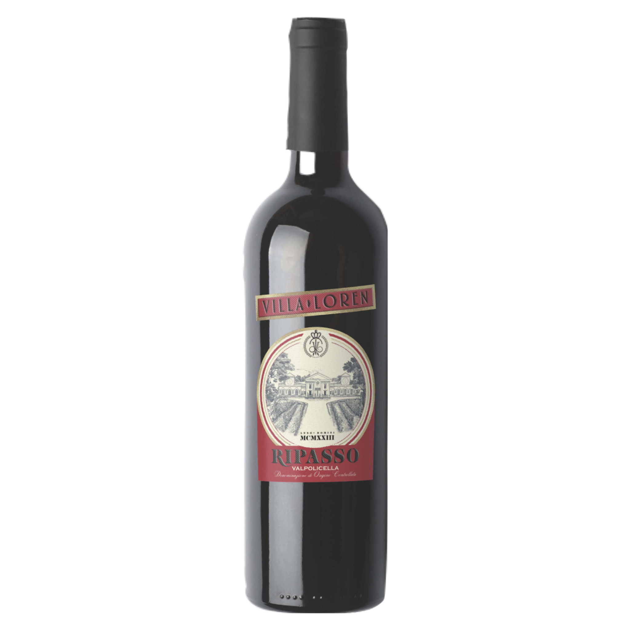 Villa Loren Ripasso Valpolicella Italian Wine distributed in Houston TX by Beviamo International
