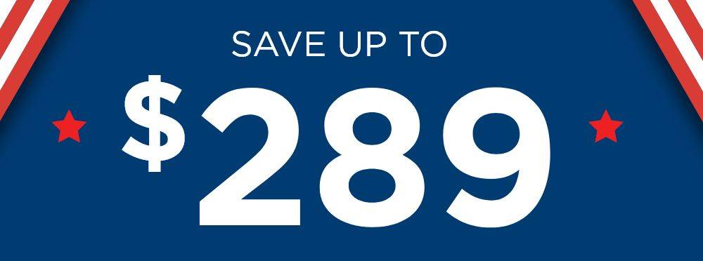 save up to $289