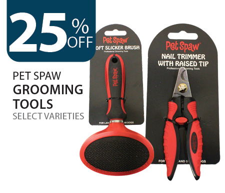 25% off Pet Spaw Grooming Tools
