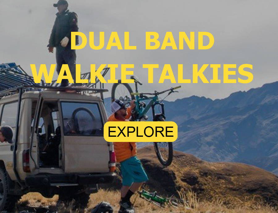DUAL BAND TWO WAY RADIOS | WALKIE TALKIES