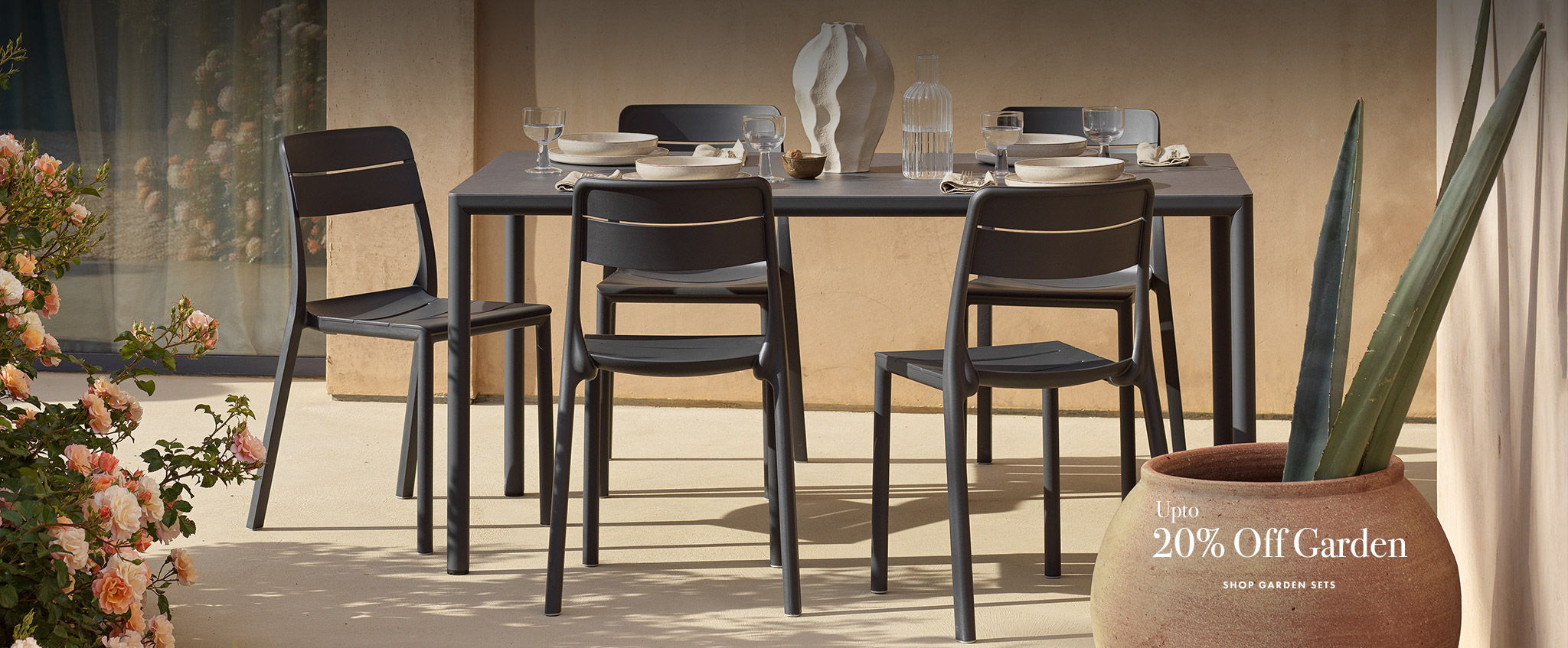 Upto 20% off garden furniture in Norwich - Table & chair set by Nardi Outdoor