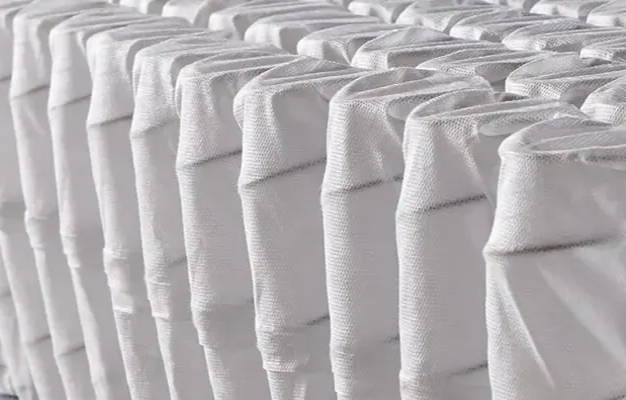 Pocketed coil innerspring system providing durable support inside a hybrid mattress