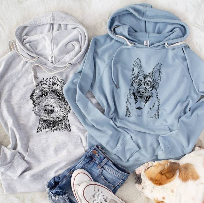 Hoodies of Cute Dog Sketches