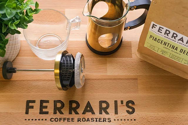 Ferrari's Coffee, French Press Brewing Guide, What you need