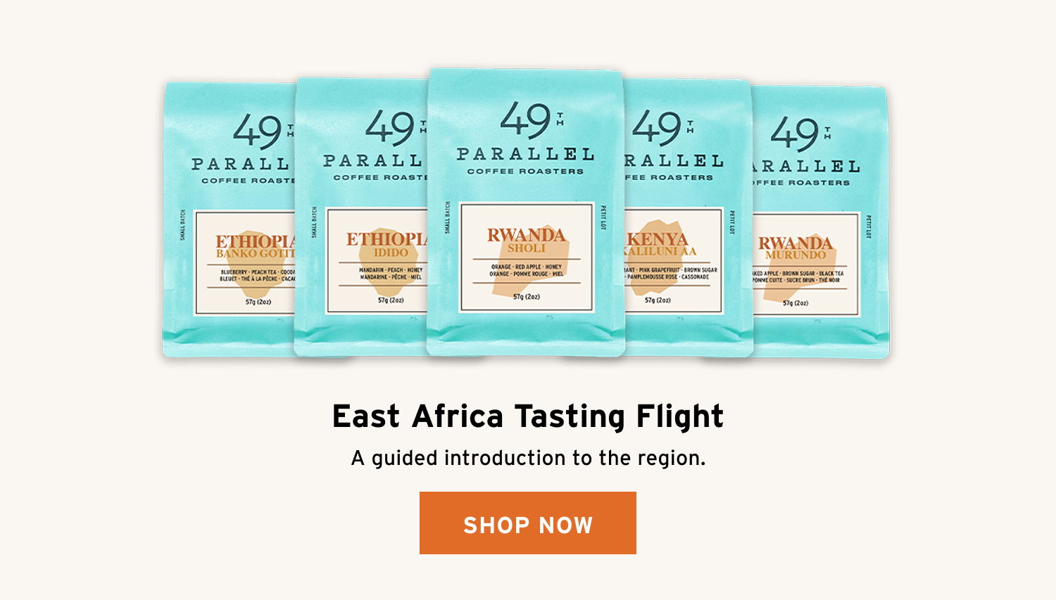 49th Parallel Coffee | East Africa Tasting Flight