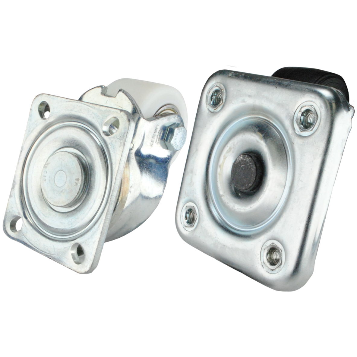 Find plate casters that are in metric sizes & other non standard sizes. Great for high capacities