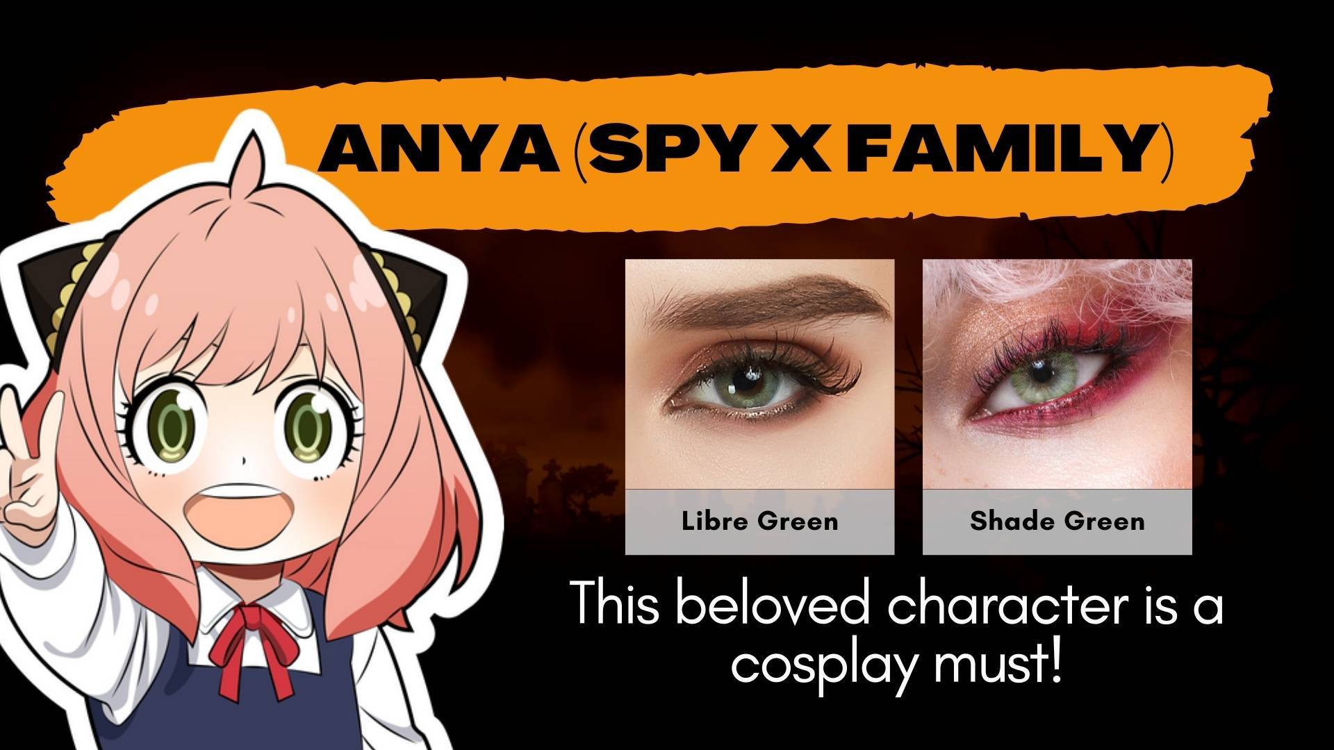 Anya Forger Halloween Contacts Cosplay