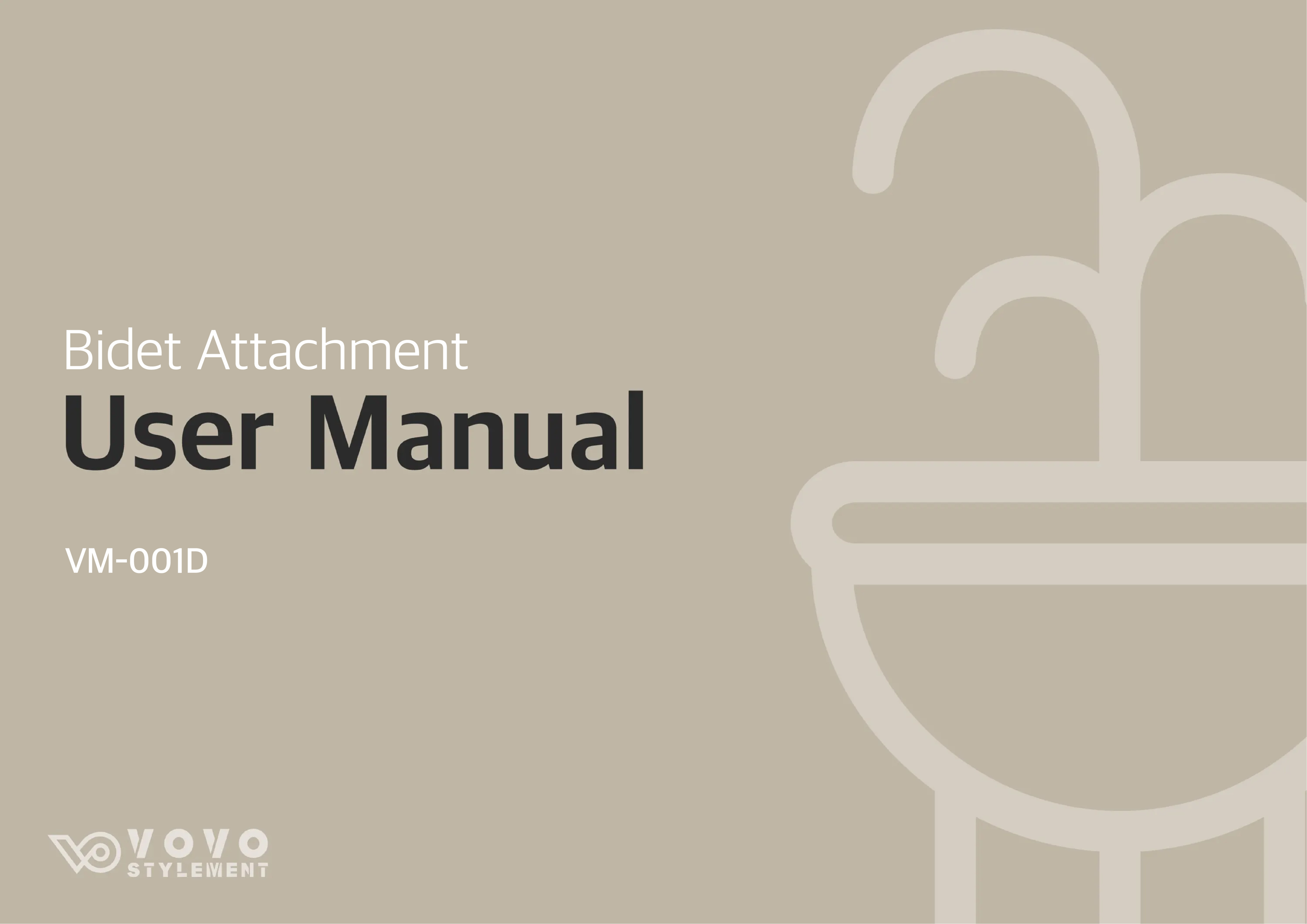 bidet attachment user manual