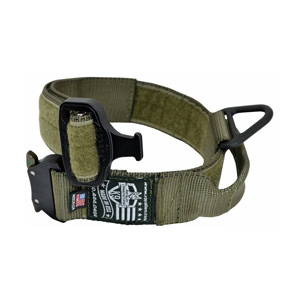 Cobra Buckle Dog Collar with Handle