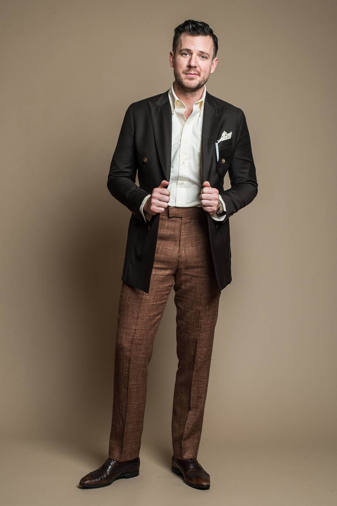 Articles of Style | 1 Piece/3 Ways: Chocolate Brown Suit