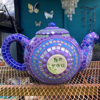 Rachael Sitters Teapot Mosaic