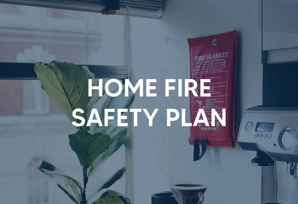 Home fire safety plan