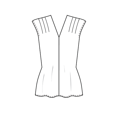 Rendering of a tank top for Miik design contest