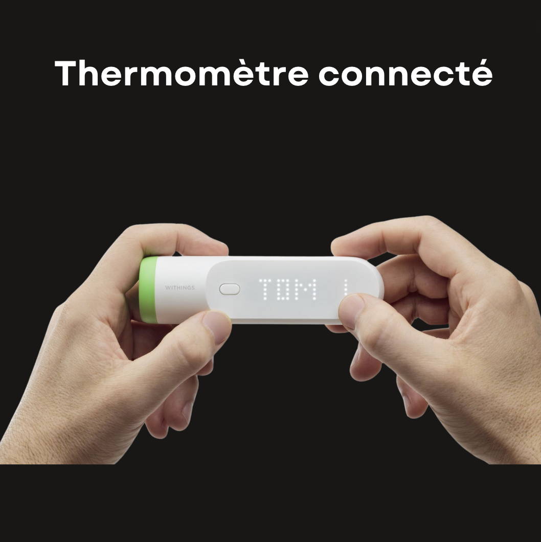 Thermomètre connecté de la S-Box de SunWaves MedTech