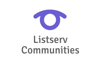 BlindShell Listserv Communities logo. A great way to connect with other BlindShell users, ask questions, and much more. 