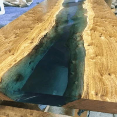 Finished River Table - Fiberglass Warehouse