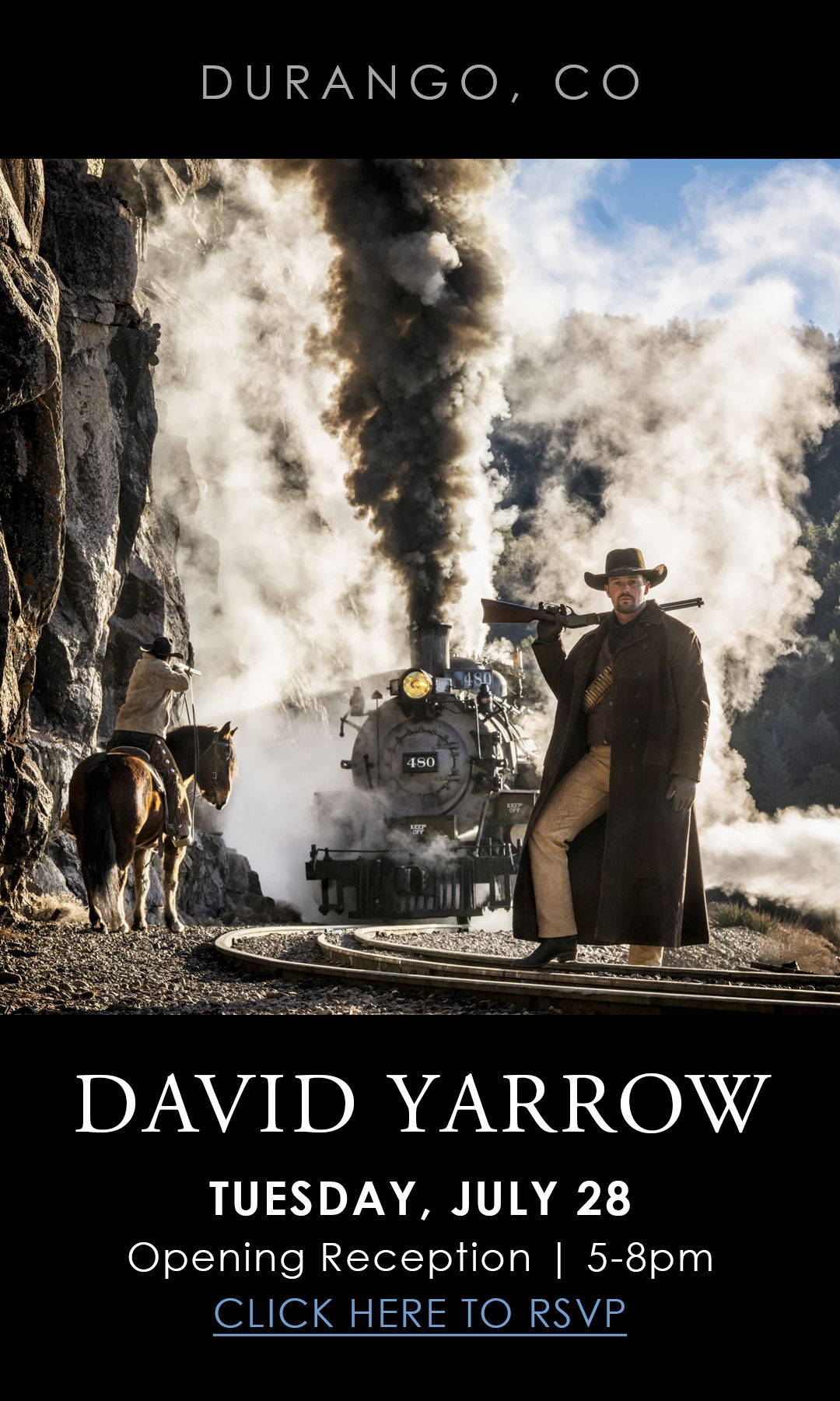 David Yarrow Durango CO event July 28 2026