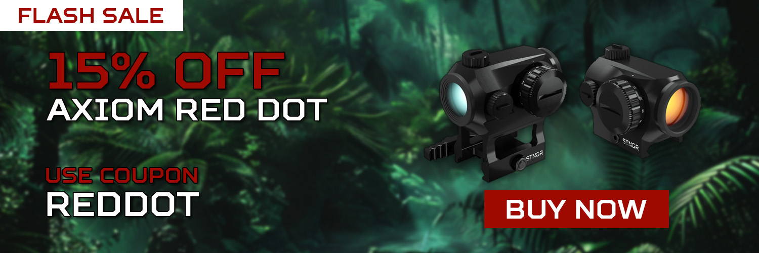 Axiom Red Dot Sale - Save 15% with Coupon Code REDDOT
