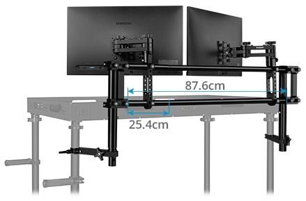 Proaim Multi-Monitor VESA Mount System for Camera Production Cart | 75mm/100mm