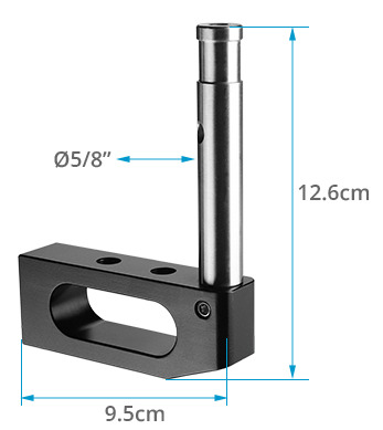 Proaim Baby Pin Bracket for Dual Mount Bar | For Monitor & Other Camera Support Accessories