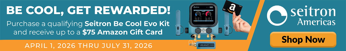 Seitron Spring Promo 2026 - Up to $75 Amazon Gift Card with Be Cool Evo Kits