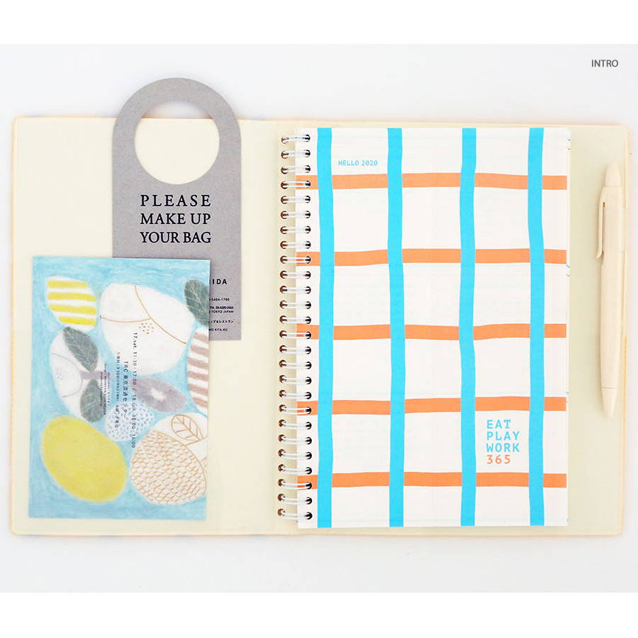Romane 2020 Eat play work 365 dated daily diary planner