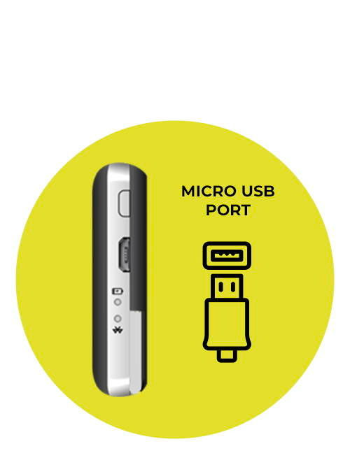 Micro USB Cable Fast Charger for Ingenico Moby 3000 8500 iCMP, Roam RP750x, iSMP3